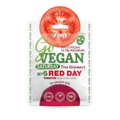 7 DAYS,GO VEGAN SATURDAY Nº6 RED DAY 25g