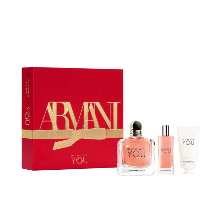 Emporio Armani In Love With You Eau de Parfum Gift Set Capacity 100ML